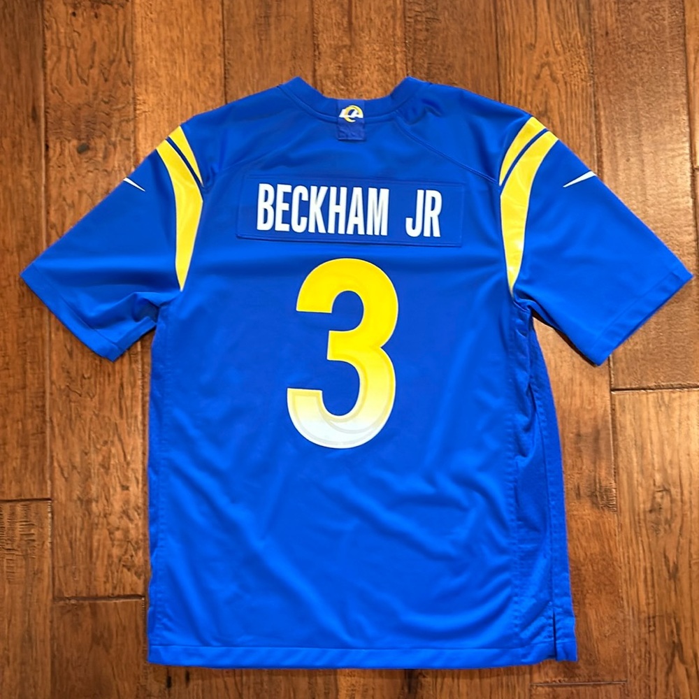 Men’s Las Angeles Rams #3 Odell Beckham jr. Nike jersey